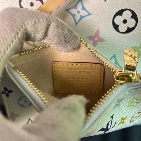 Louis Vuitton x TM Multicolor Monogram Shoulder Bag – White Canvas, Pre-Owned - Picture 16 of 16